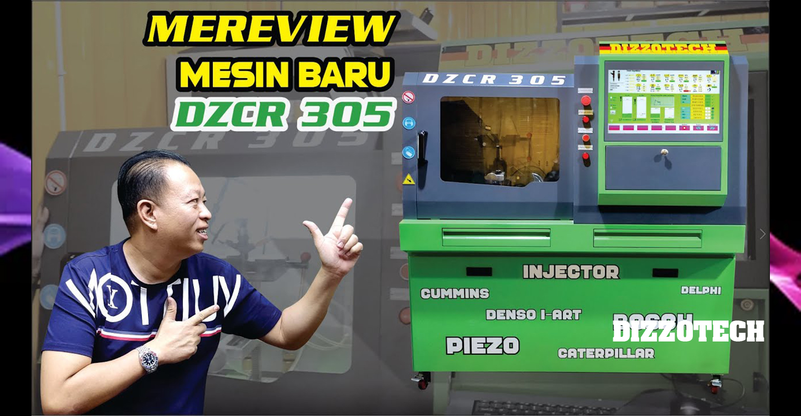 REVIEW MESIN BARU DZCR 305